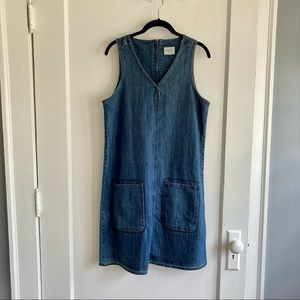 Wrap London denim shift dress